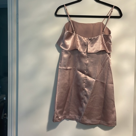 Urban Outfitters Kimchi Blue Satin Pink Dress - Picture 2 of 3